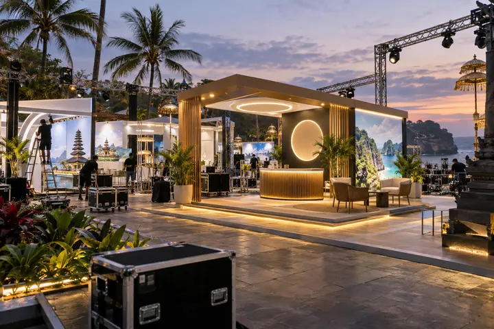 Event production dan booth custom